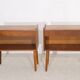 Paire de chevets vintage scandinave 1960