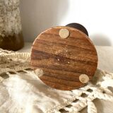 Wooden candle holder