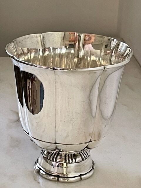 Vase Christofle / Gallia art deco silver metal