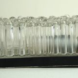 Vintage 1970s ceiling light/design wall lamp with bubble glass