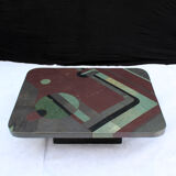 Pierre Elie Gardette slate inlay coffee table