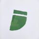 Green geometric minimalist painting