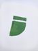 Peinture minimaliste géométrique verte