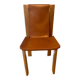 Scandinavian vintage Roland Haeusler chair in solid gold from the 80s
