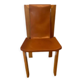 Chaise scandinave vintage roland haeusler en orle massif des années 80