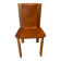 Scandinavian vintage Roland Haeusler chair in solid gold from the 80s