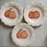 Sarreguemines Cavaillon fruit plates