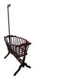 Antique swan neck cradle in very good condition.