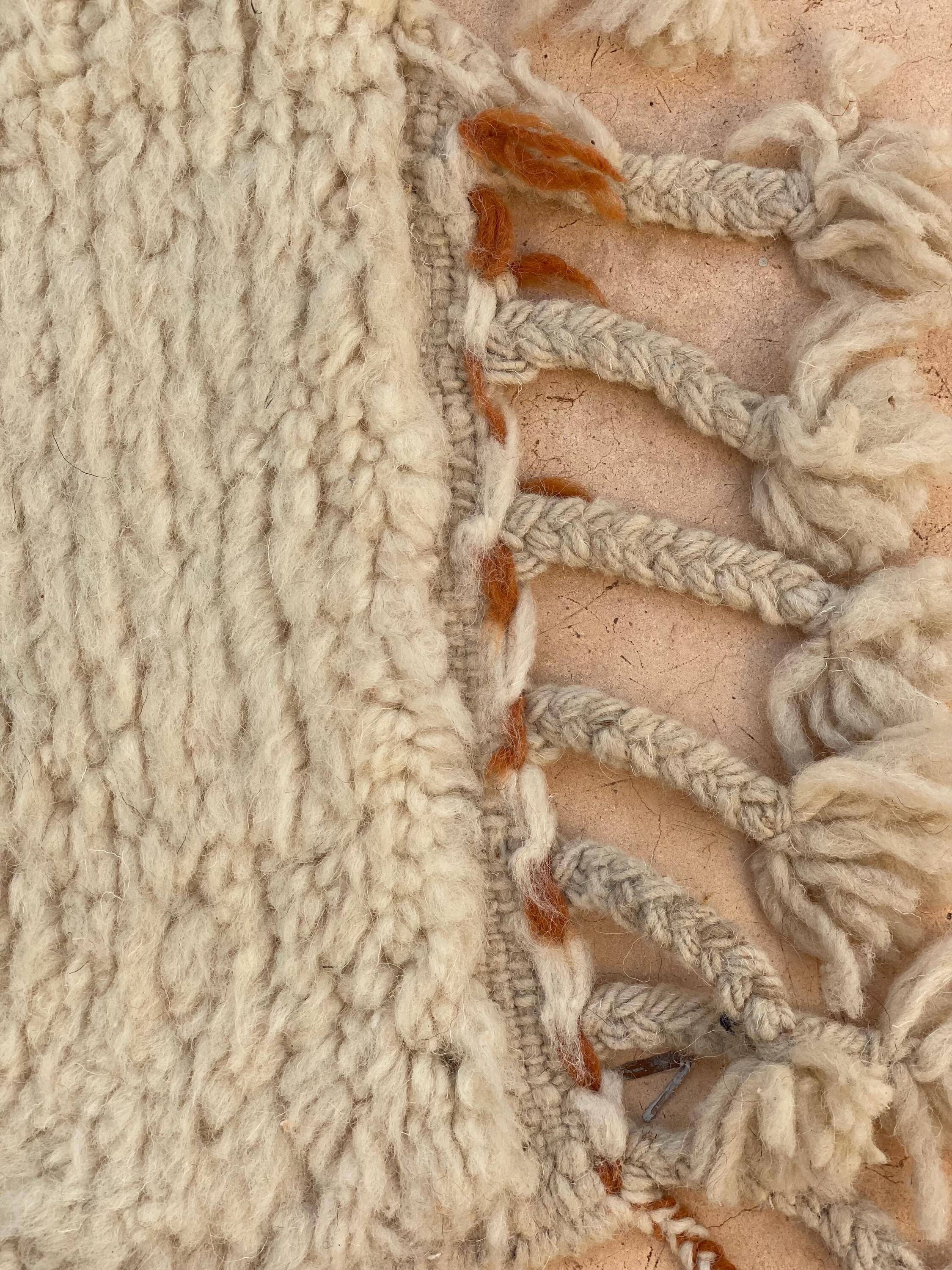 Traditional handmade carpet 250cm x 150cm Moroccan