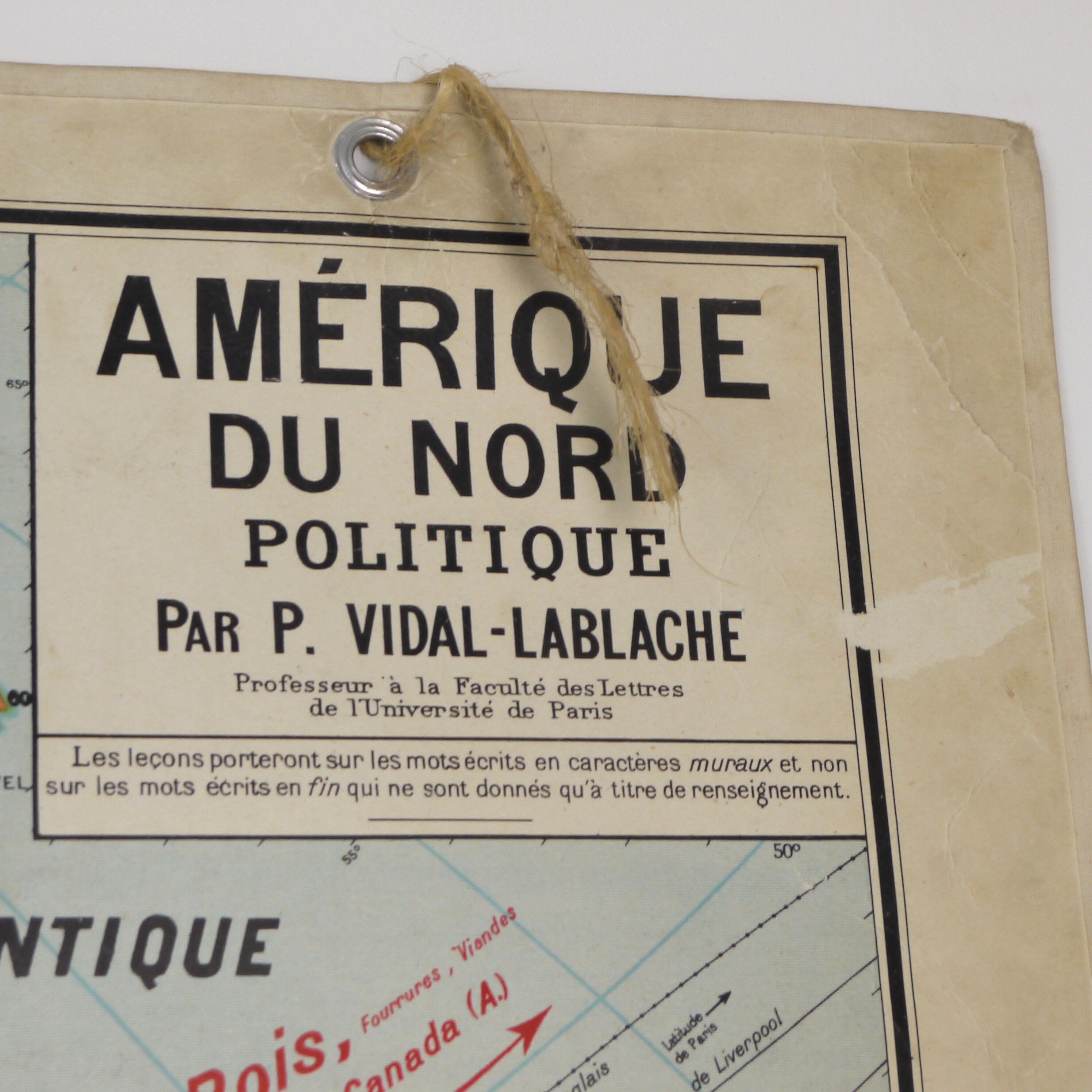 Vidal-Lablache - North America map