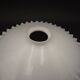 Opaline white glass pendant lampshade with scalloped edge 256