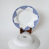 Lot of 5 mismatched soup plates Saint Amand and Moulins des Loups 1930