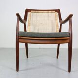 Peter Hvidt& Orla Mølgaard-Nielsen FD146 Cane Back Easy Chair, Denmark