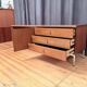 Walnut veneer sideboard, Germany, 1970s