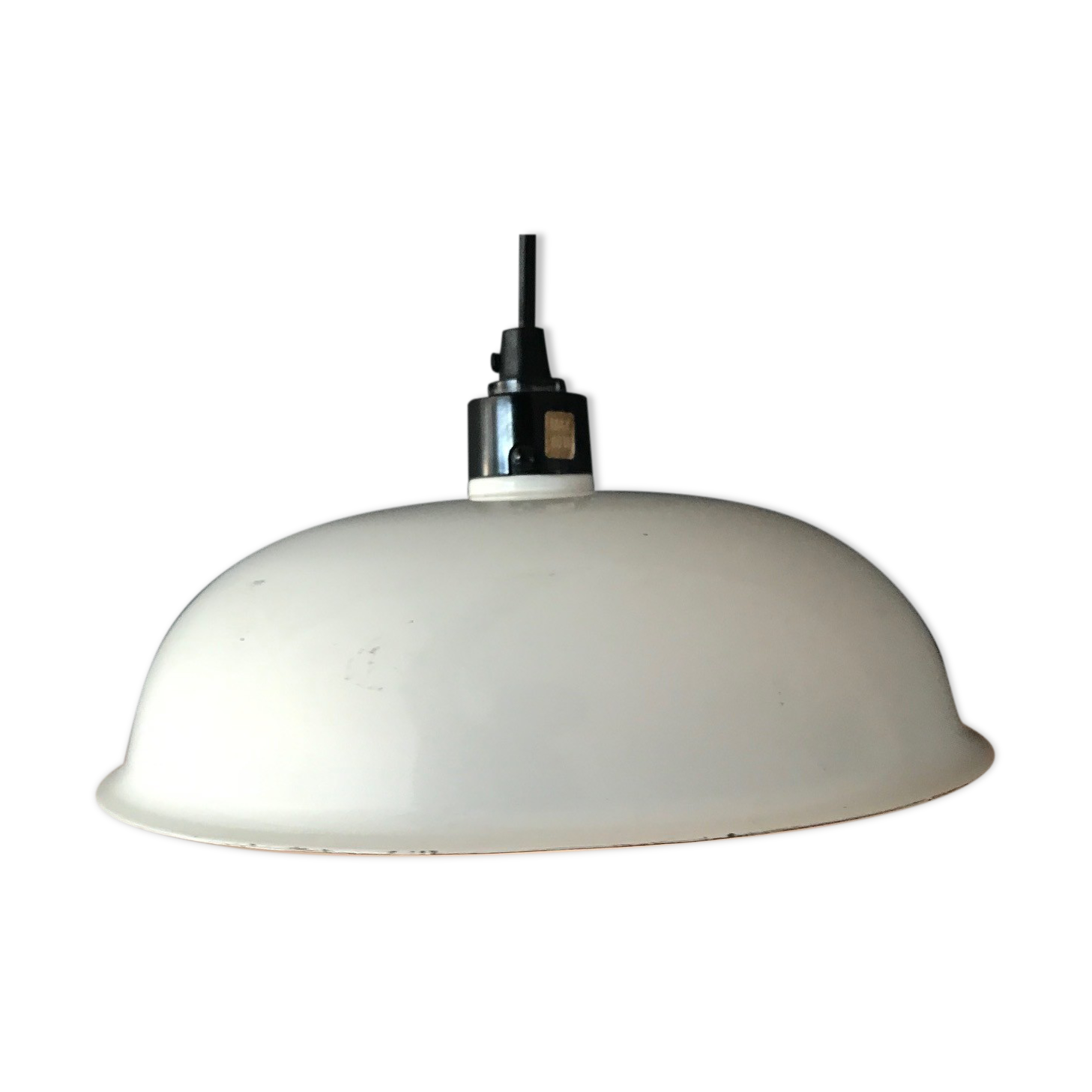 Scandinavian hanging in enamelled metal from abo randers made in danemark