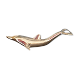 Bottle opener Dolphin silver metal