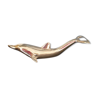 Bottle opener Dolphin silver metal