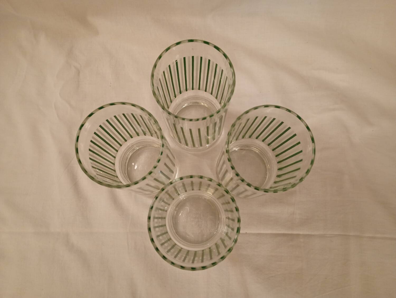 Large glasses for orangeade