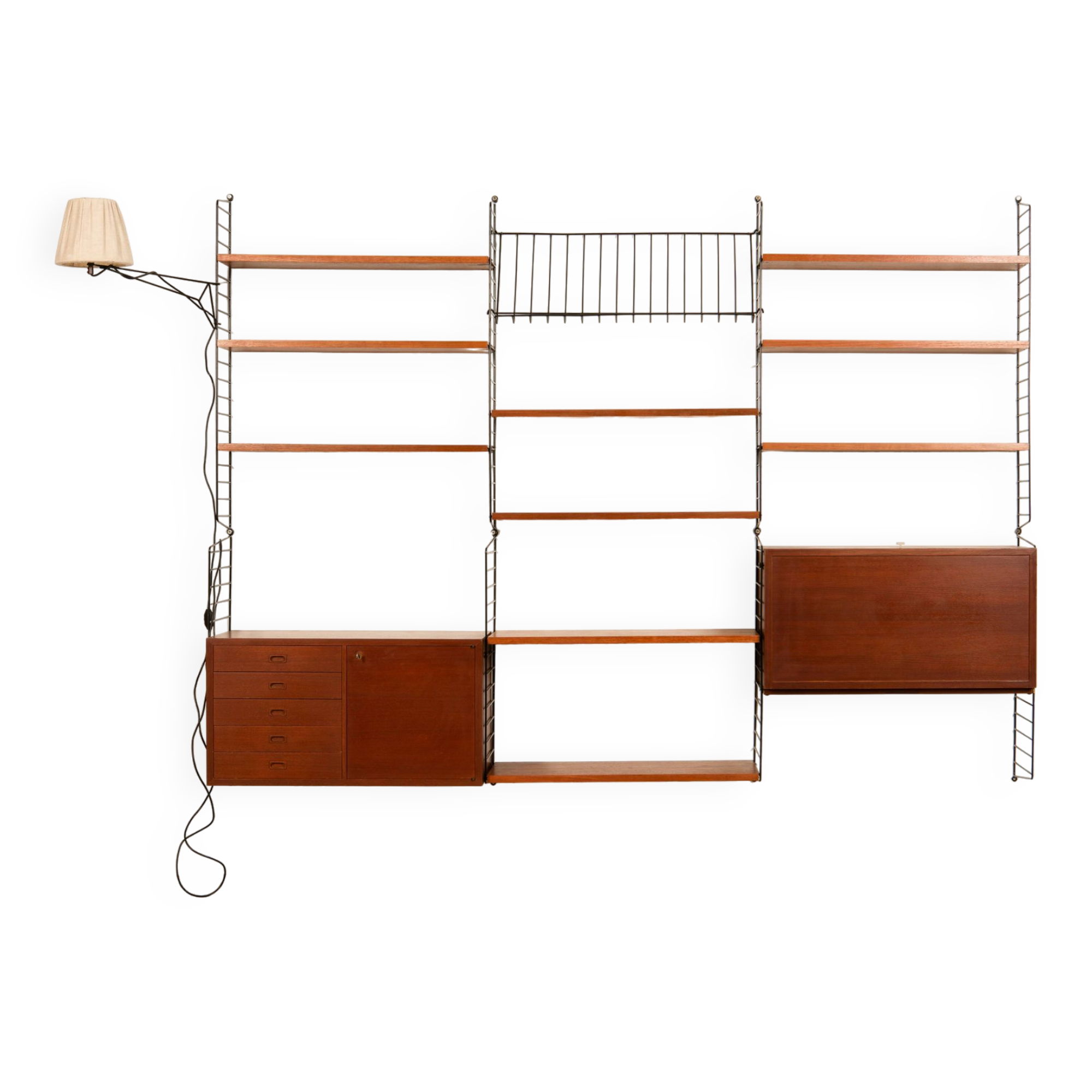 String Wall Unit with drawers - Nisse Strinning