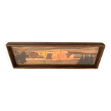 Inlaid wooden tray