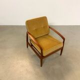 2x Fauteuils Danois Couteau à Papier Kai Kristiansen Style Années 60