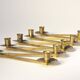 Articulated candlestick Margareta in brass by Lars Holmström – Arvika, Sweden