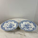 Assiette creuse ancienne Sarreguemines — Collection Shanghai lot de 2