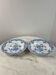 Assiette creuse ancienne Sarreguemines — Collection Shanghai lot de 2