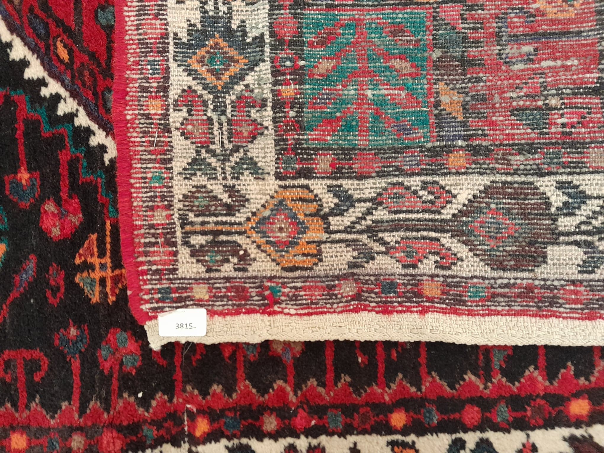 Handmade hamadan persian carpet 185x115cm