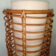 Vintage bamboo floor lamp
