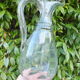 Large cider pitcher in blown glass Normandy 19th century