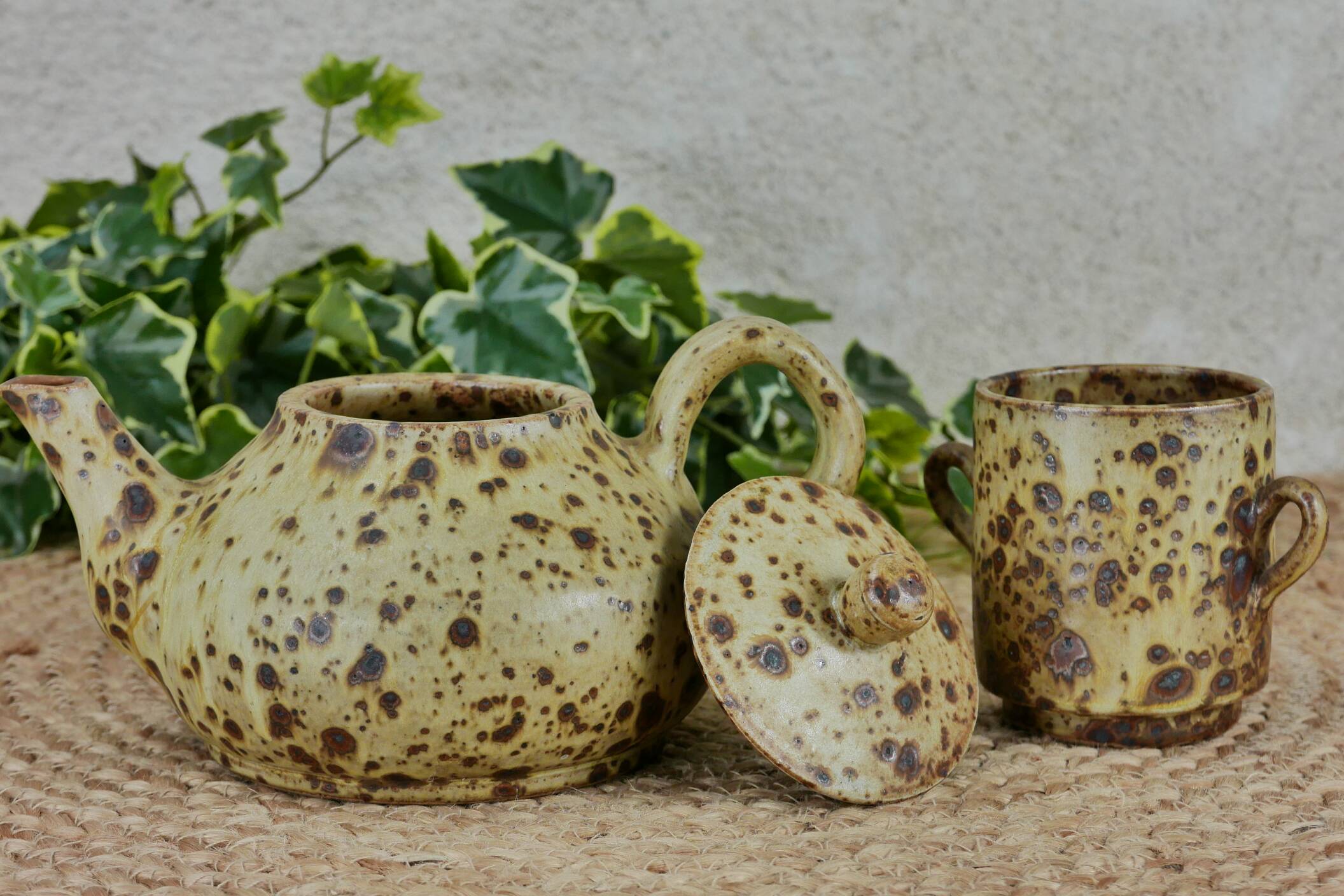 stoneware teapot from the 1960s