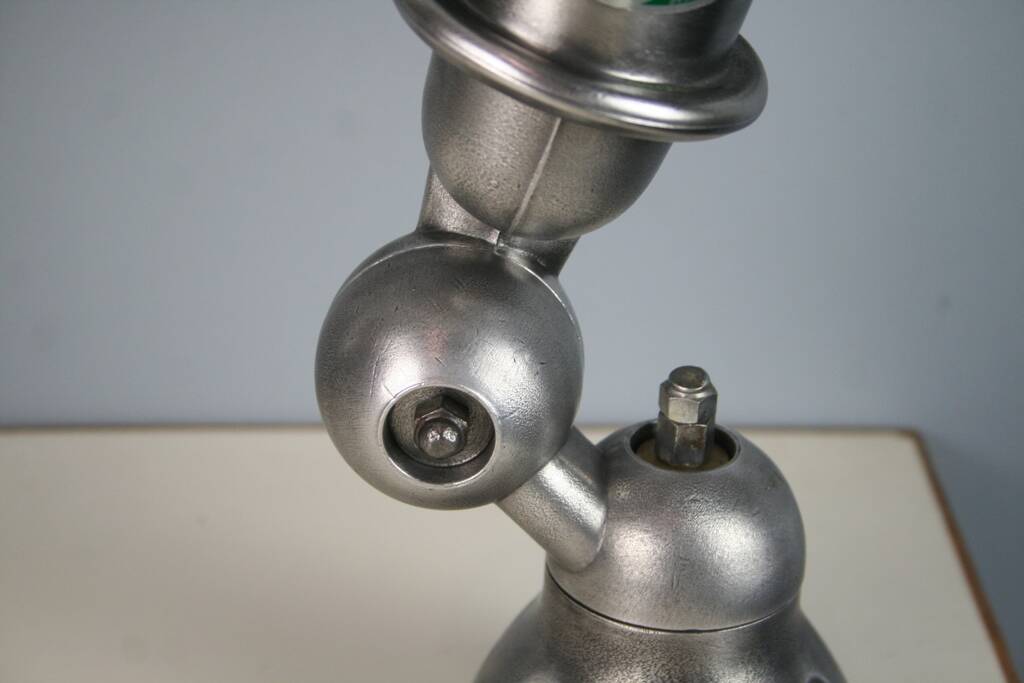 Jieldé graphite industrial wall lamp by Jean Louis Domecq