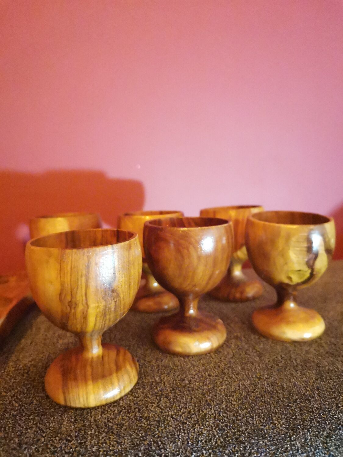 Coquetiers bois ensemble