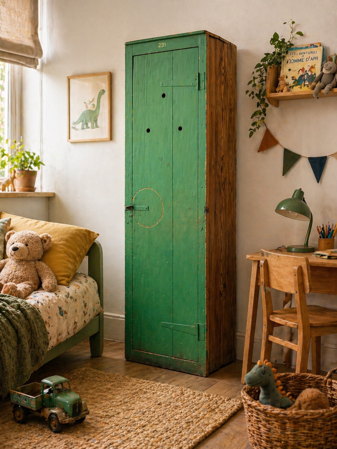 Green workshop cabinet 1940