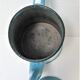 Mid-20th century speckled blue enameled sheet metal coffee maker