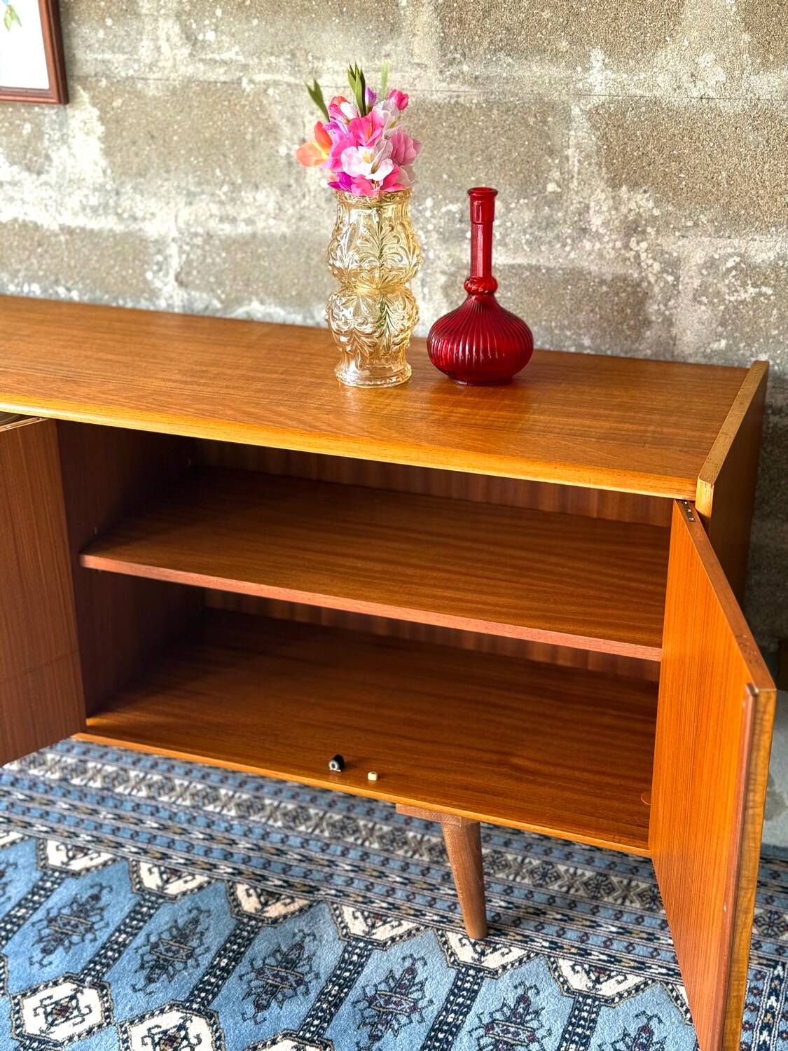 Vintage Scandinavian teak sideboard, 1970s