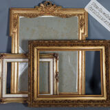 Gilded wooden frame gilded with gold leaf 62x45 cm, foliage 55.4x38.2 cm SB