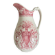 Antique earthenware pitcher from Boch Frères La Louvière
