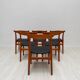 Chaises de salle à manger en teck danois des années 1960 modèle 112 par Erik Wørts pour Vamo Sønderborg – ensemble de 6