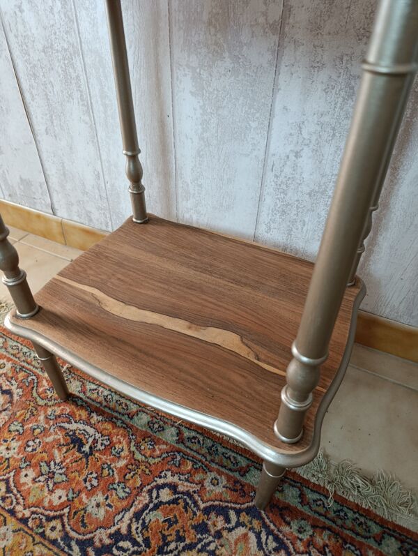 Travailleuse couture/ Meuble d'appoint doré