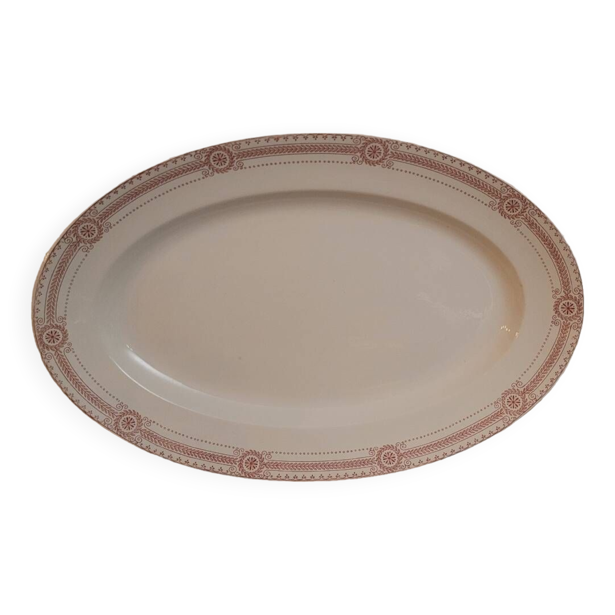 Sarreguemines oval dish