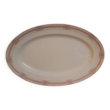 Sarreguemines oval dish