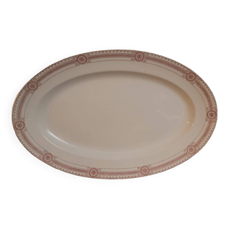 Sarreguemines oval dish
