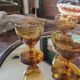 5 liqueur glasses, Porto, vintage 60s