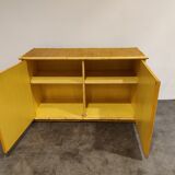 Wicker and bamboo cabinet by Dal Vera, 1960s