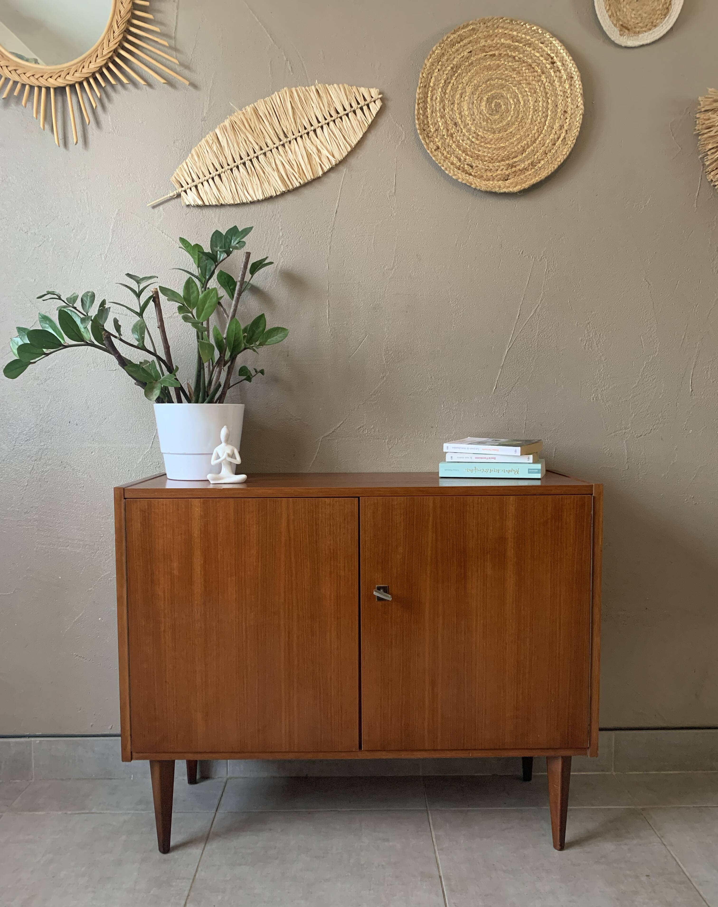 Vintage Scandinavian teak sideboard from the 1960s