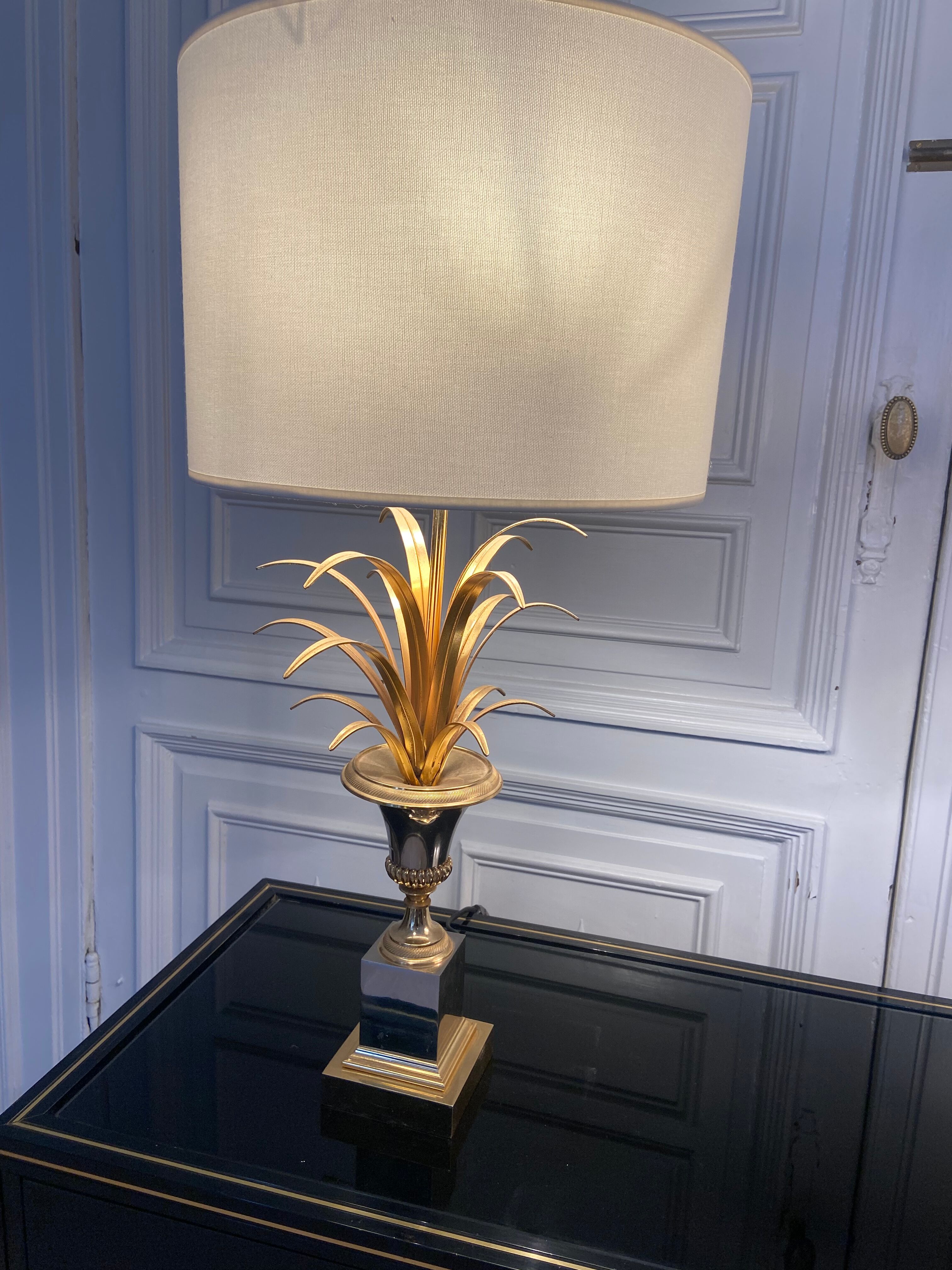 Pair of lamps ears / pineapple by Boulanger, 1970s