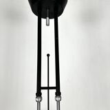 Postmodern Italian Thick Murano glass chandelier from 80s