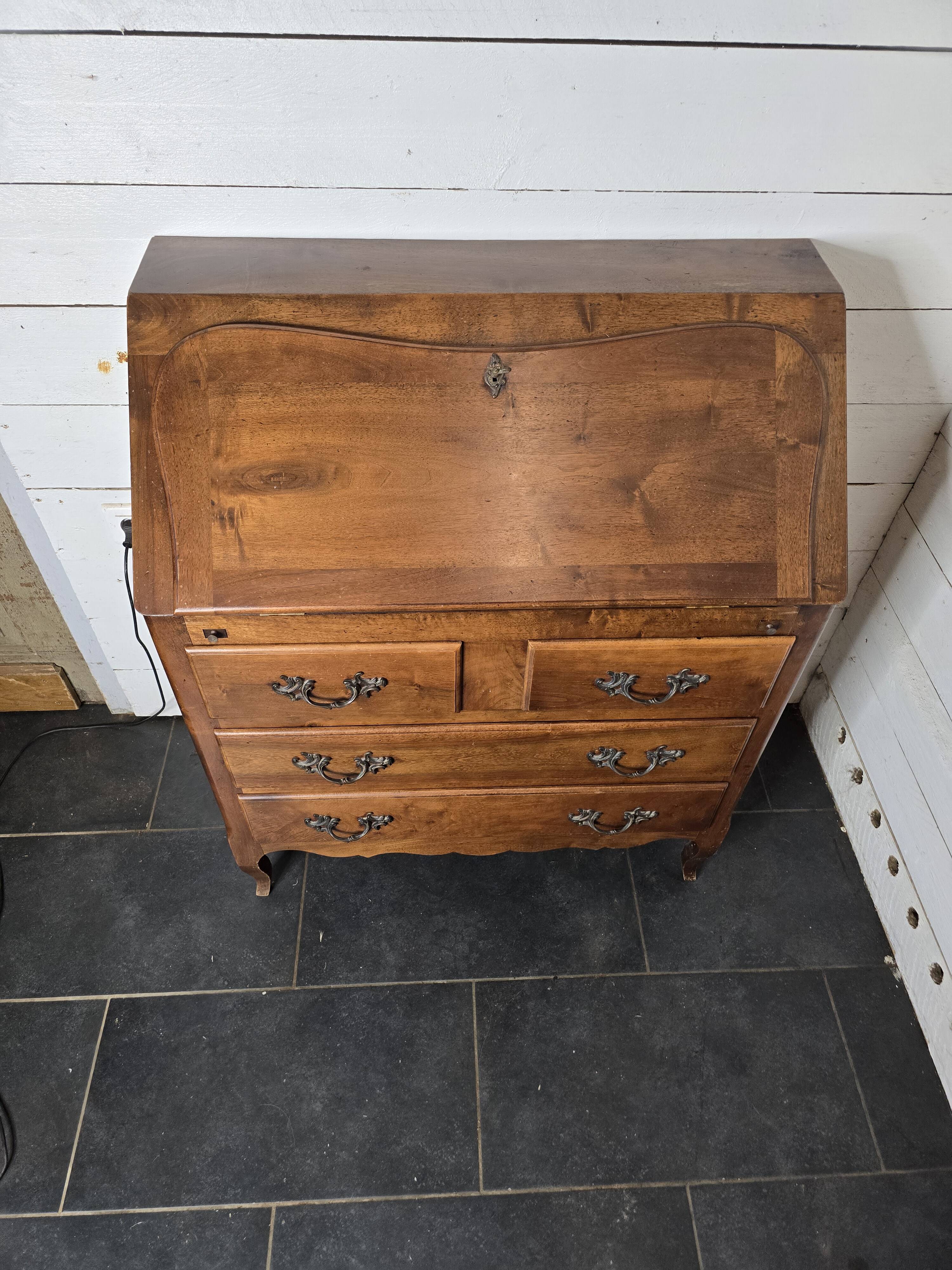 Walnut donkey desk